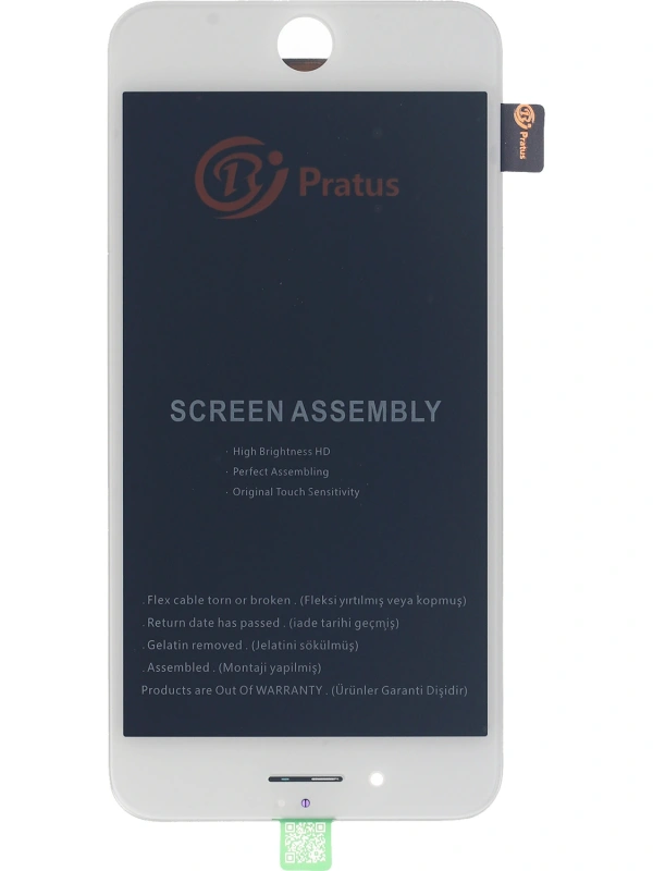 Pratus Apple Uyumlu iPhone 7 Plus Lcd Ekran Beyaz