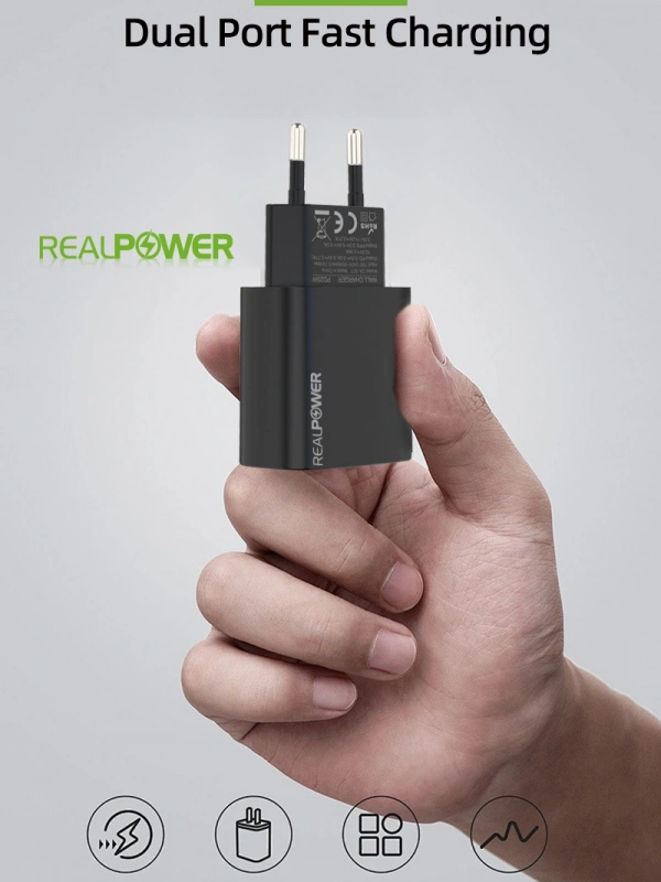 Realpower 25W Seyahat Şarj Aleti RP-CG25