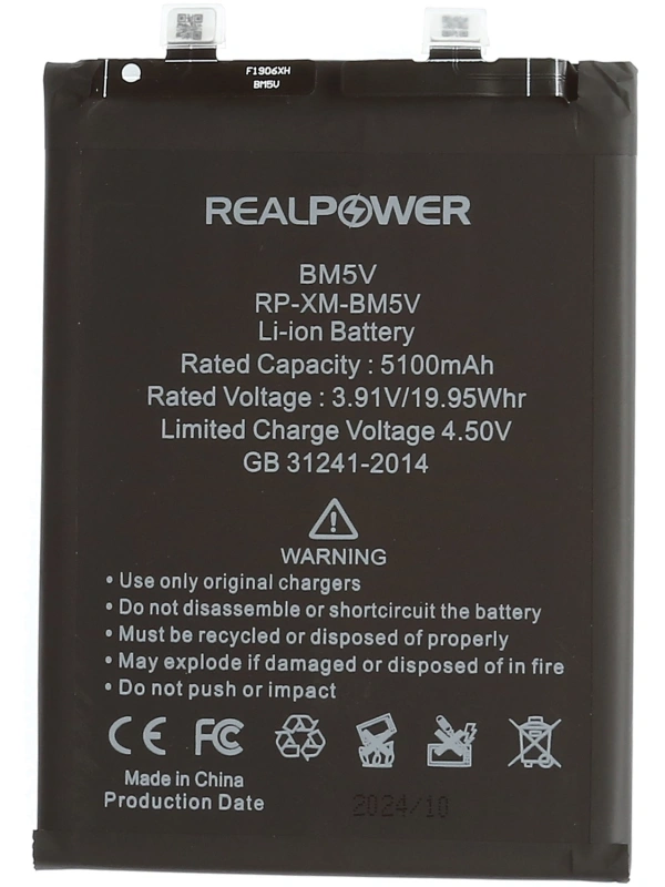 RealPower Xiaomi Uyumlu Redmi Note 13 Pro 5g Batarya
