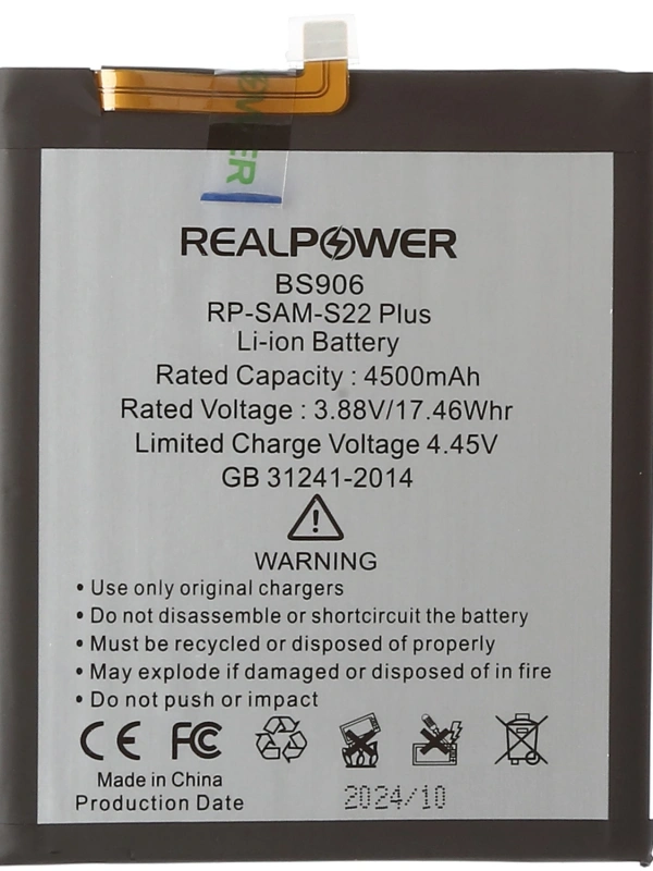 RealPower Samsung Uyumlu Galaxy S22 Plus S906 Batarya