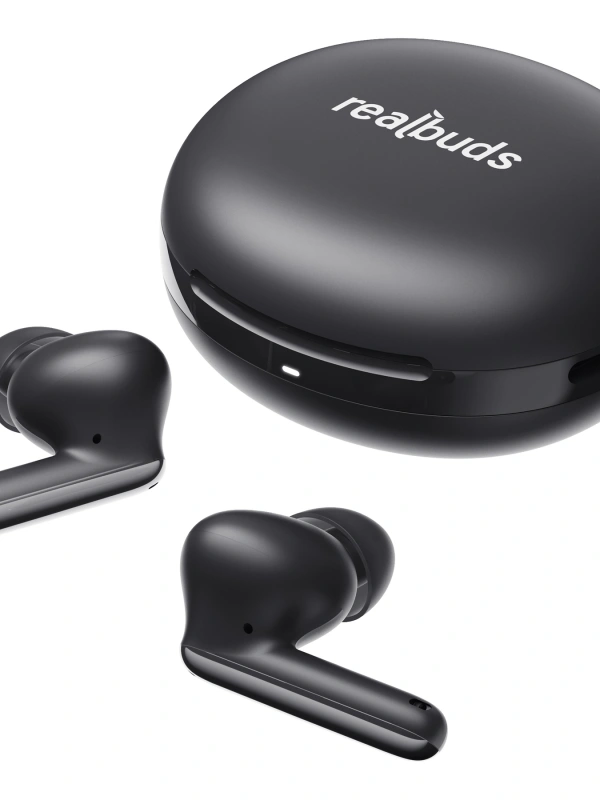 Realpower RealBuds Core Neo Bluetooth Kulak İçi Kulaklık ANC Gürültü Önleyici Dokunmatik Kontrol HD Mikrofonlu Type-C Hızlı Şarjlı Siyah EP-ANC09BK