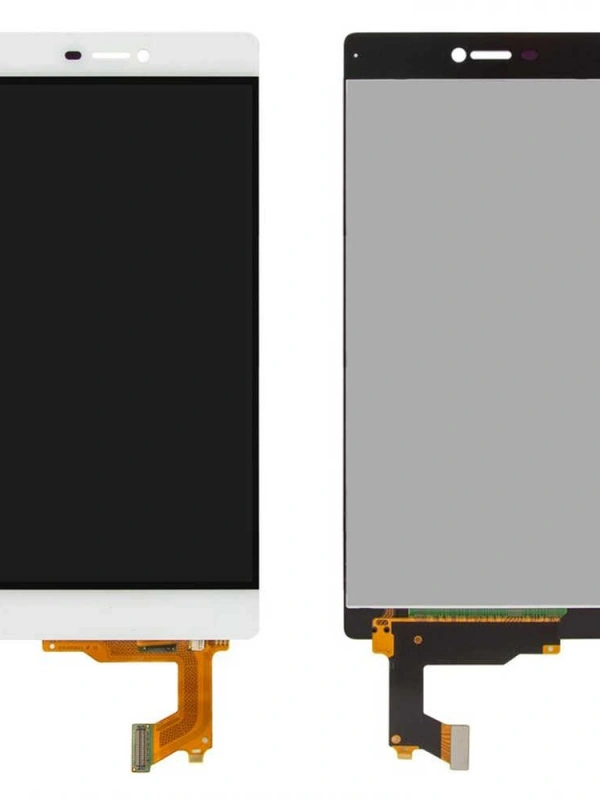 Huawei Uyumlu P8 Lcd Ekran Beyaz Çıtasız