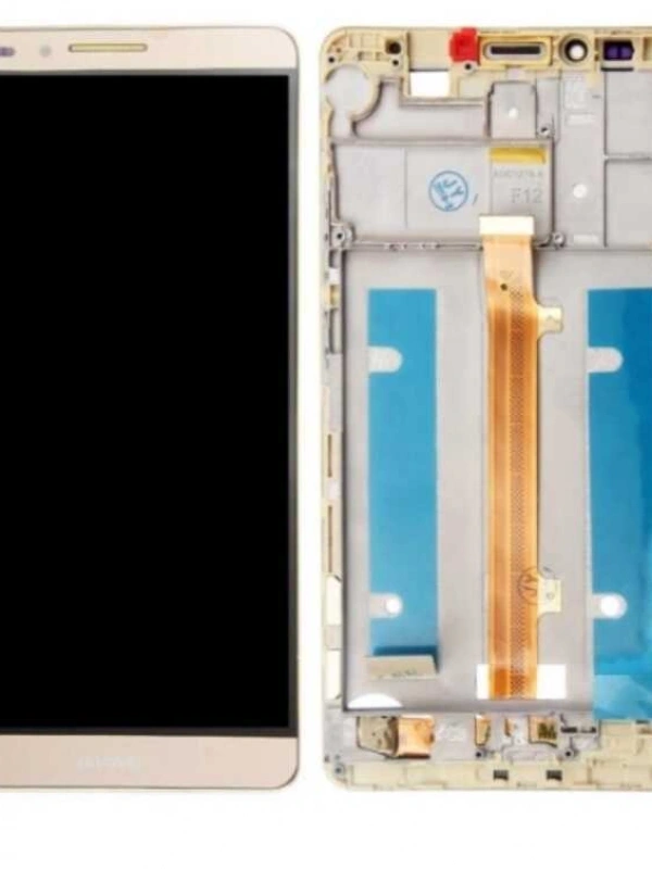 Huawei Uyumlu Mate 7 Lcd Ekran Gold Çıtalı