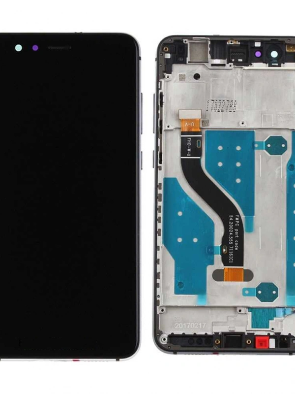 Huawei Uyumlu P10 Lite Lcd Ekran Siyah Çıtalı