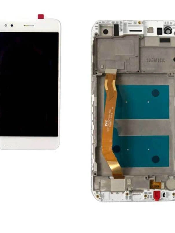 Huawei Uyumlu P9 Lite Mini Lcd Ekran Beyaz Çıtalı