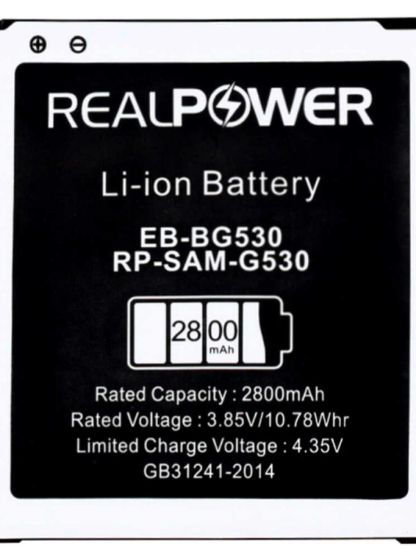 RealPower Samsung Uyumlu Galaxy Grand Prime G530 Batarya 2800mAh Li-Polymer Uzun Ömürlü Pil