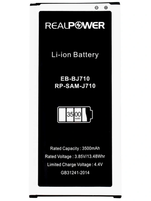 RealPower Samsung Uyumlu Galaxy J7 2016 J710 Batarya 3500mAh Li-Polymer Uzun Ömürlü Pil