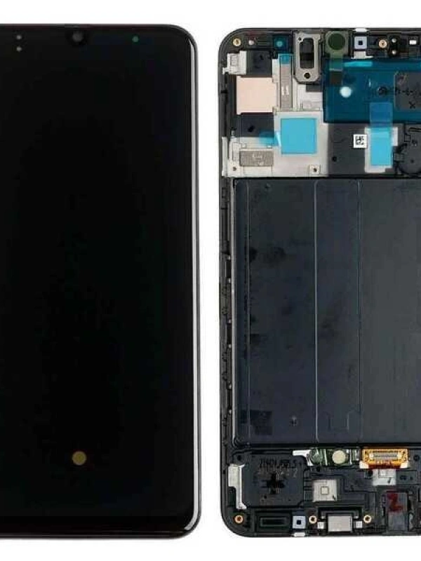Samsung Uyumlu Galaxy A50 A505 Lcd Ekran Siyah Oled Çıtalı