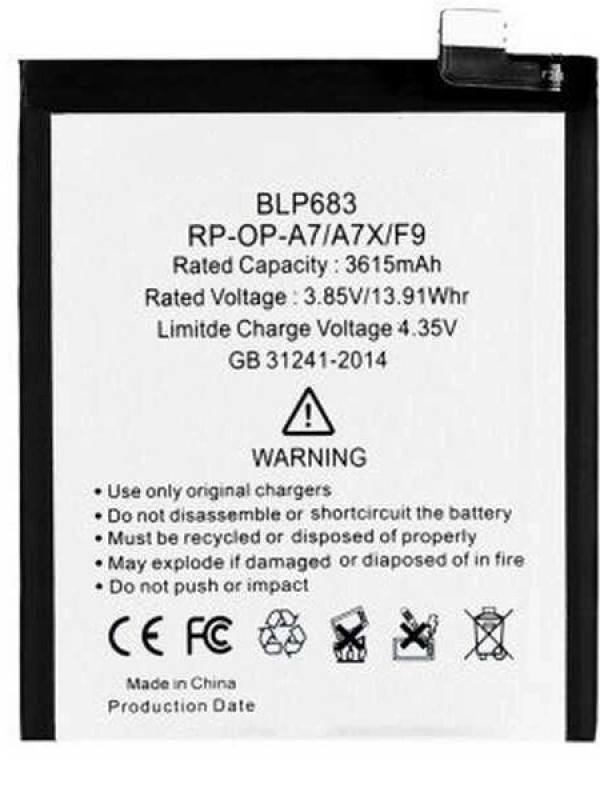 RealPower Oppo Uyumlu A7X Batarya 3615mAh Li-Polymer Uzun Ömürlü Pil