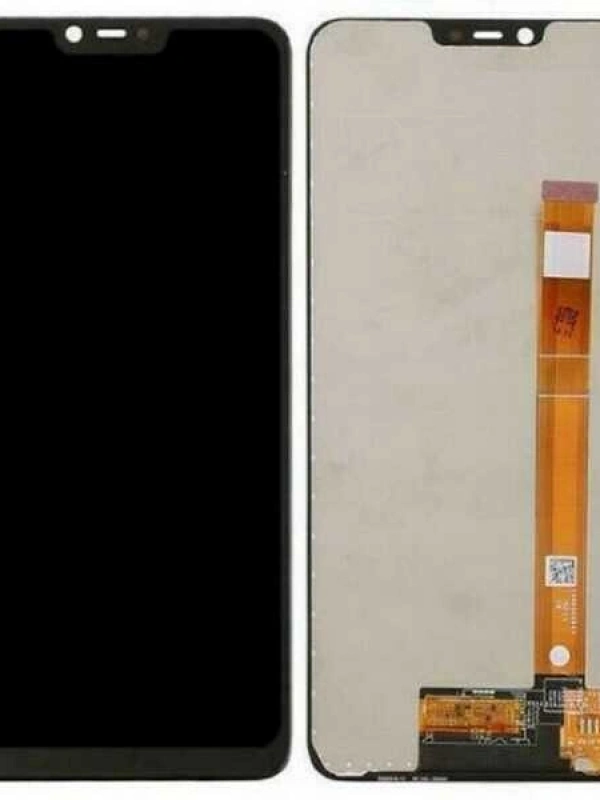 Realme Uyumlu C1 Lcd Ekran Siyah Çıtasız