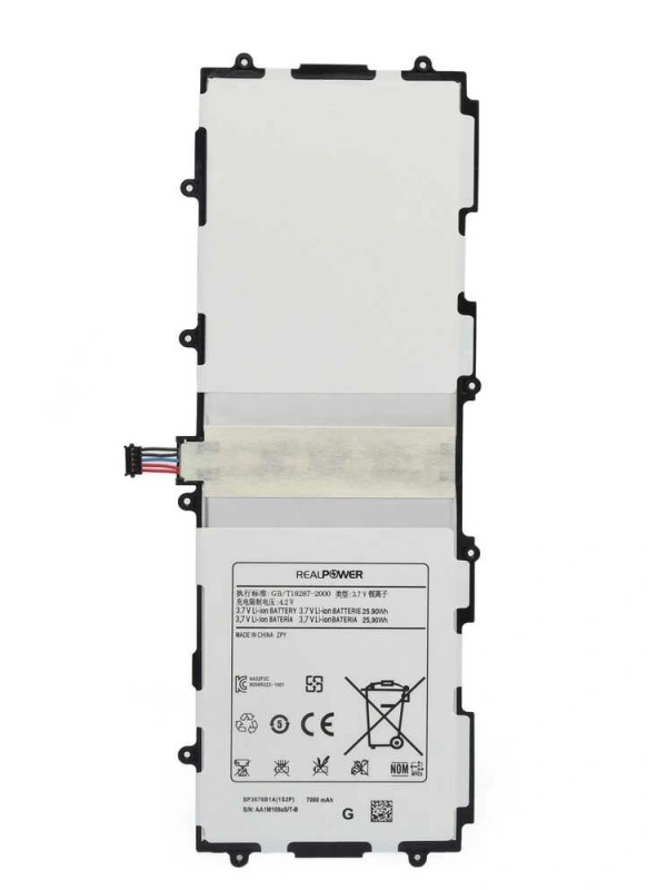RealPower Samsung Uyumlu Galaxy Note 10.1 GT N8000 N8010 Batarya 7000mAh Li-Polymer Uzun Ömürlü Pil