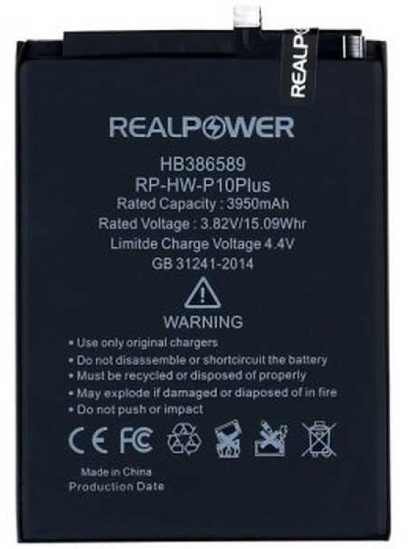 RealPower Huawei Uyumlu Mate 20 Lite Batarya 3950mAh Li-Polymer Uzun Ömürlü Pil