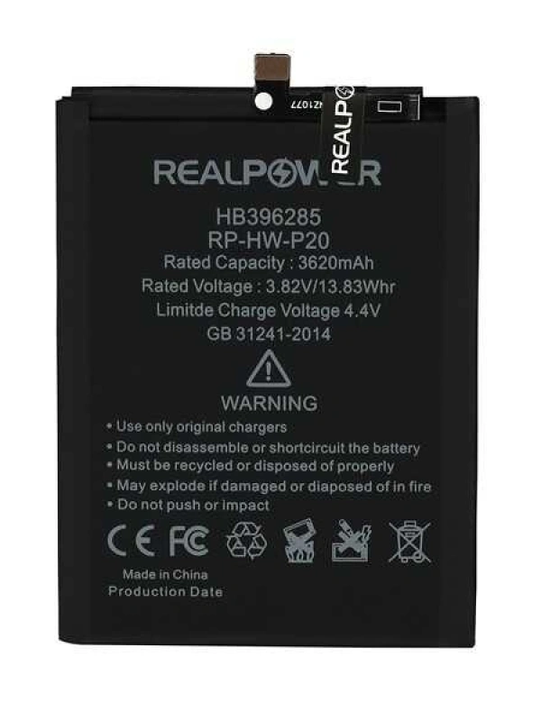 RealPower Huawei Uyumlu Honor 10 Lite Batarya 3620mAh Li-Polymer Uzun Ömürlü Pil