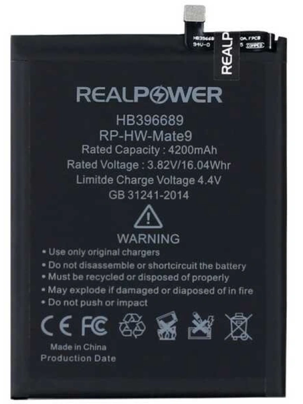 RealPower Huawei Uyumlu Y7 Pro 2019 Batarya 4200mAh Li-Polymer Uzun Ömürlü Pil