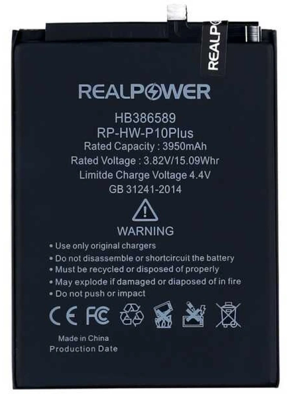RealPower Huawei Uyumlu Nova 3 Batarya 3950mAh Li-Polymer Uzun Ömürlü Pil