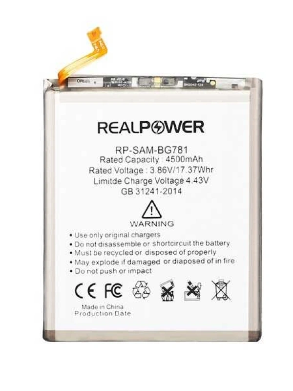 RealPower Samsung Uyumlu Galaxy S20 FE G780 Batarya 4500mAh Li-Polymer Uzun Ömürlü Pil