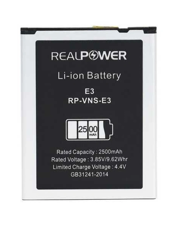 RealPower Vestel Uyumlu Venüs V3 5570 Batarya 2500mAh Li-Polymer Uzun Ömürlü Pil