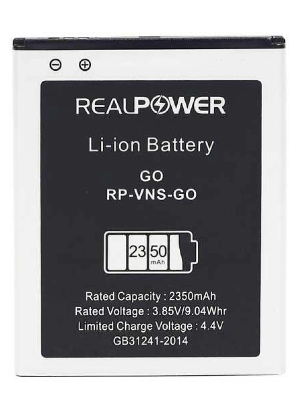 RealPower Vestel Uyumlu Venüs Go Batarya 2350mAh Li-Polymer Uzun Ömürlü Pil