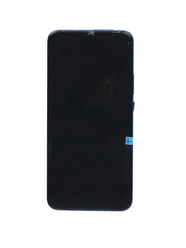 Huawei Uyumlu Y9 Prime 2019 Lcd Ekran Mavi Çıtalı