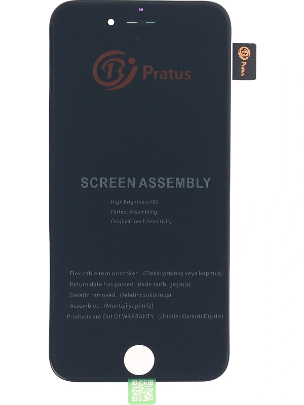 Pratus Apple Uyumlu iPhone 6 Lcd Ekran Siyah