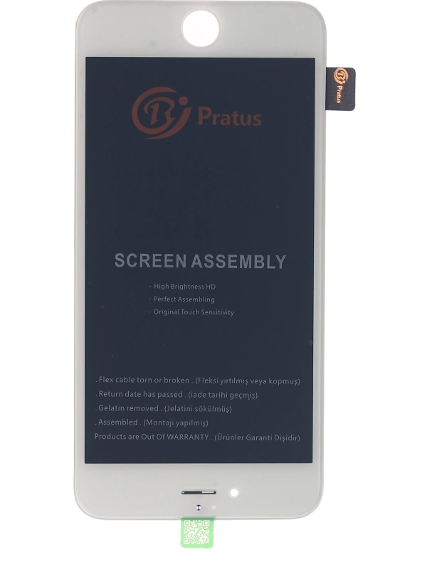 Pratus Apple Uyumlu iPhone 6s Plus Lcd Ekran Beyaz