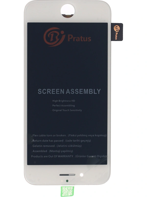 Pratus Apple Uyumlu iPhone 8 Lcd Ekran Beyaz