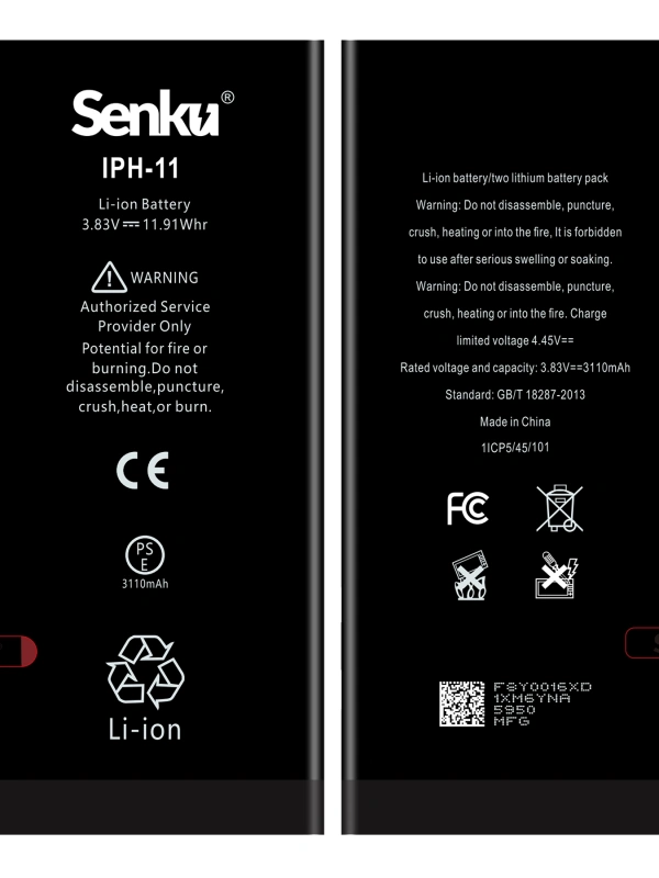 Senku Apple Uyumlu iPhone 11 Batarya
