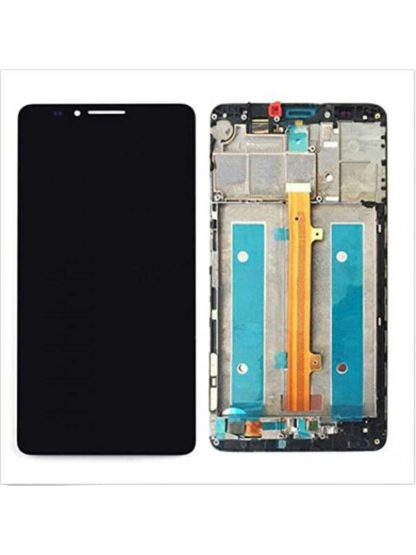 Huawei Uyumlu Mate 7 Lcd Ekran Siyah Çıtalı