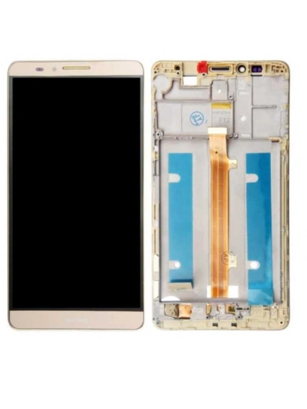Huawei Uyumlu Mate 7 Lcd Ekran Gold Çıtalı