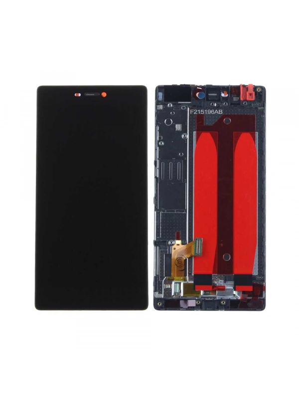 Huawei Uyumlu P8 Lcd Ekran Siyah Çıtalı