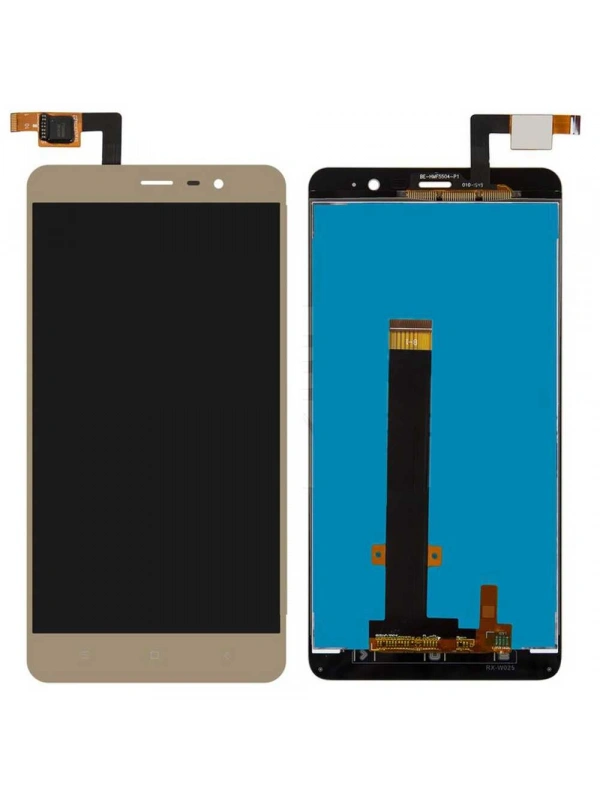 Xiaomi Uyumlu Redmi Note 3 Lcd Ekran Gold Çıtasız