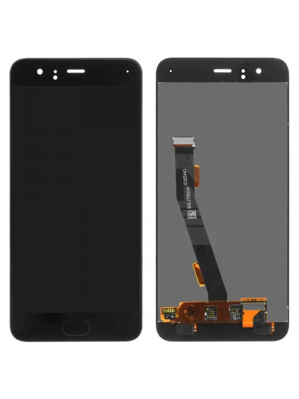 Xiaomi Uyumlu Mi 6 Lcd Ekran Siyah Çıtasız Parmak İzli
