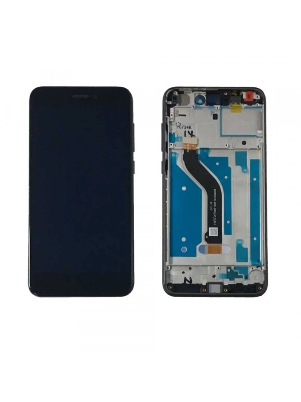 Huawei Uyumlu P9 Lite 2017 Lcd Ekran Siyah Çıtalı