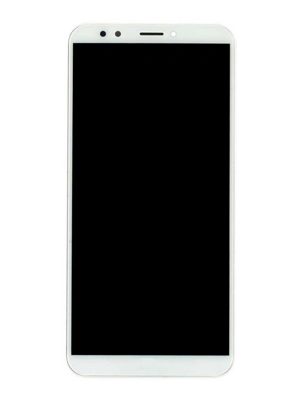 Huawei Uyumlu Y7 Prime 2018 Lcd Ekran Beyaz Çıtalı