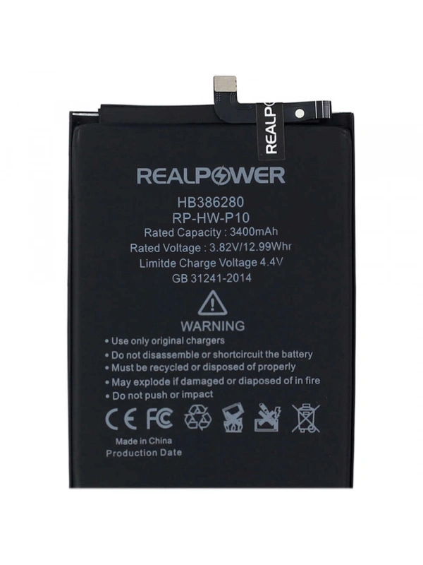 RealPower Huawei Uyumlu Honor 9 Batarya 3400mAh Li-Polymer Uzun Ömürlü Pil