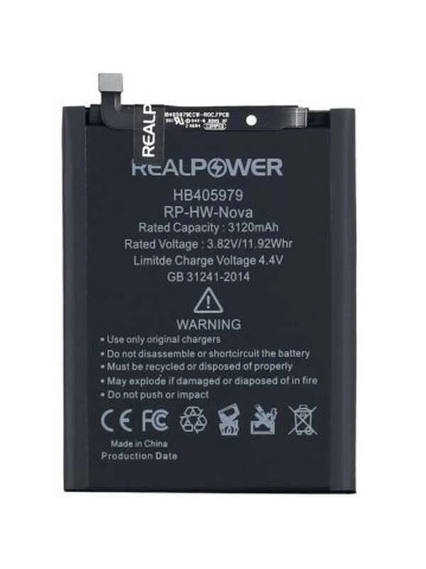 RealPower Huawei Uyumlu Nova Batarya 3120mAh Li-Polymer Uzun Ömürlü Pil