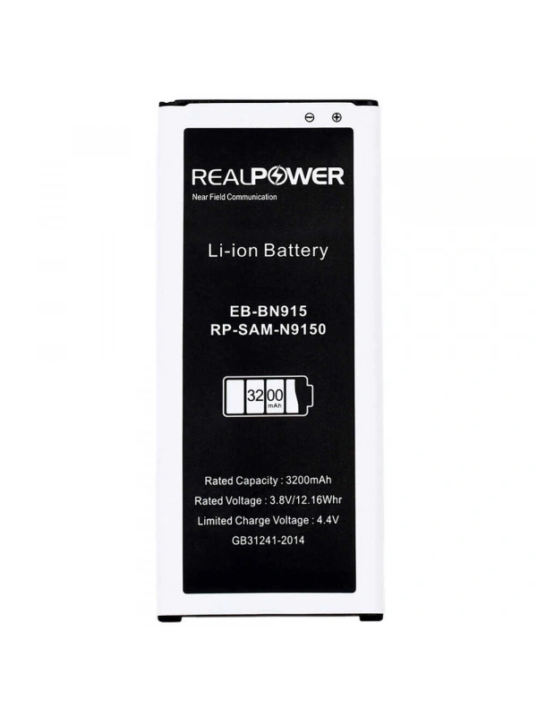 RealPower Samsung Uyumlu Galaxy Note 4 Edge N915 NFC Batarya 3200mAh Li-Polymer Uzun Ömürlü Pil