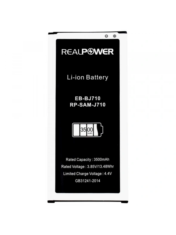 RealPower Samsung Uyumlu Galaxy J7 2016 J710 Batarya 3500mAh Li-Polymer Uzun Ömürlü Pil
