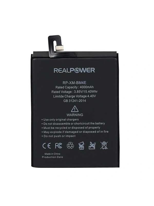 RealPower Xiaomi Uyumlu Pocophone F1 Batarya 4200mAh Li-Polymer Uzun Ömürlü Pil