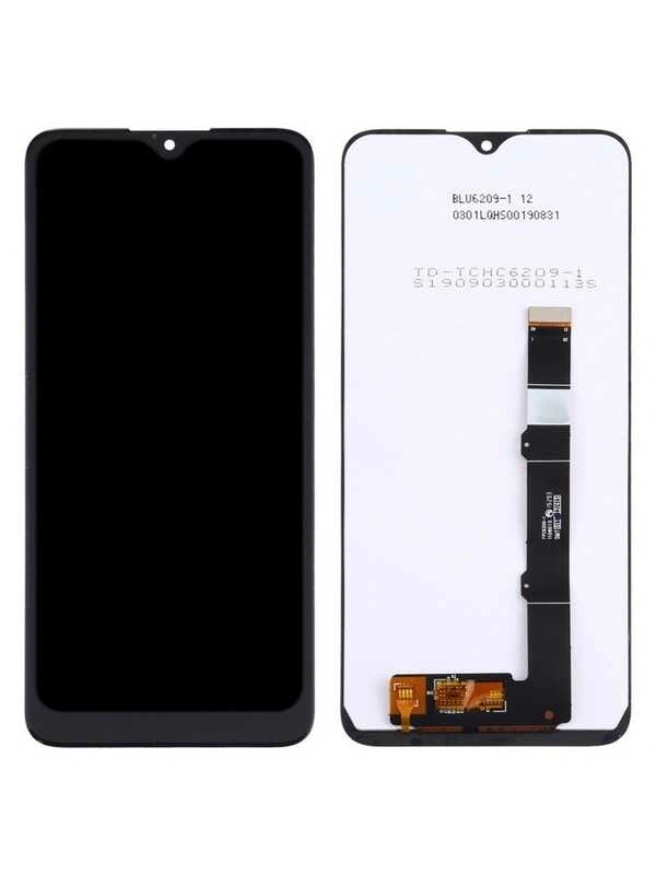 Alcatel Uyumlu 1s 2020 Ot-5028d Lcd Ekran Siyah Çıtasız