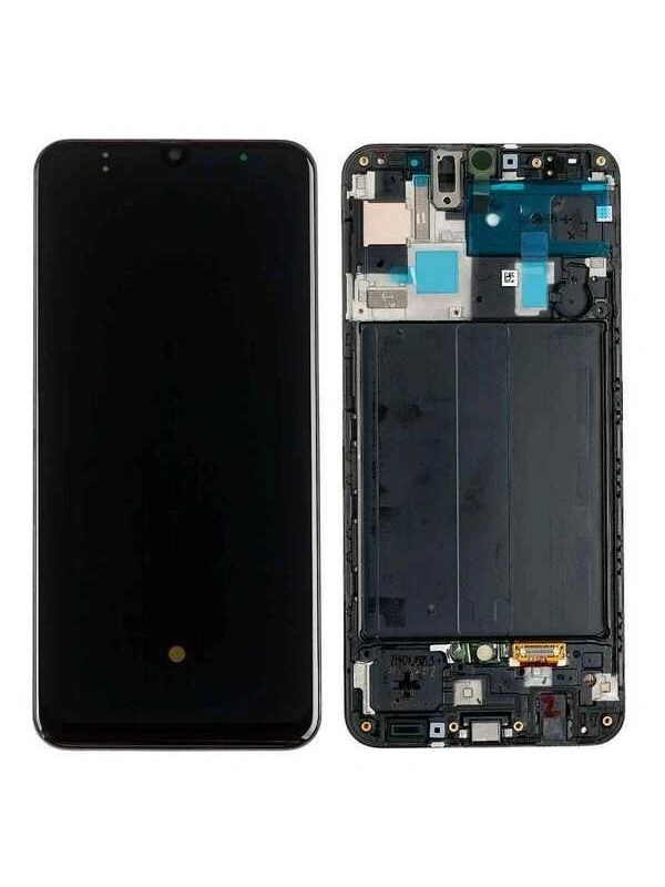 Samsung Uyumlu Galaxy A50 A505 Lcd Ekran Siyah Oled Çıtalı