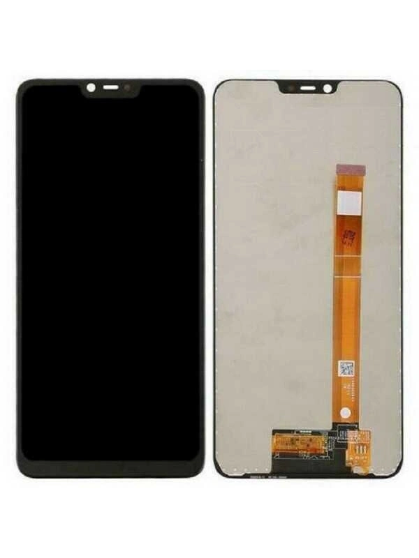 Realme Uyumlu C1 Lcd Ekran Siyah Çıtasız