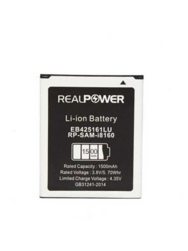 RealPower Samsung Uyumlu Galaxy S3 Mini I8190 Batarya 1500mAh Li-Polymer Uzun Ömürlü Pil