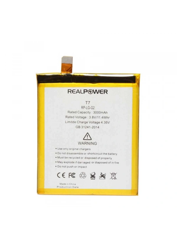 RealPower Lg Uyumlu G2 D802 Batarya 3000mAh Li-Polymer Uzun Ömürlü Pil