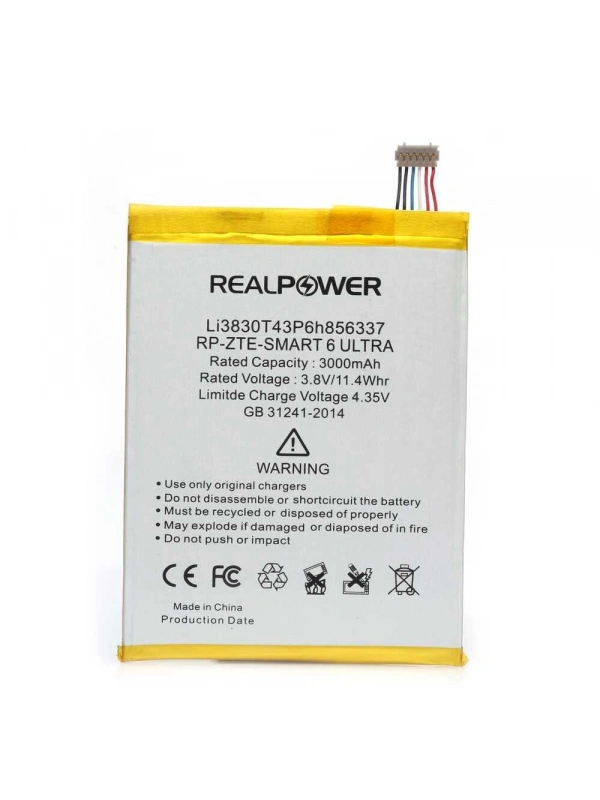 RealPower Vodafone Uyumlu 995 Smart 6 Ultra T1175 Batarya Li-Polymer Uzun Ömürlü Pil