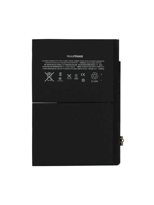 RealPower Apple Uyumlu iPad 6. Nesil 9.7 2018 A1893 A1954 Batarya 8827mAh Tablet Bataryası Pil
