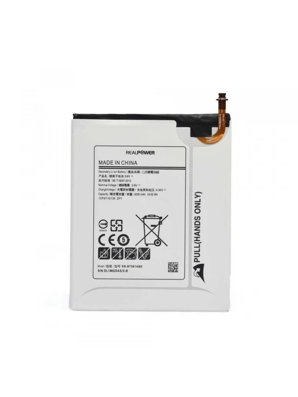 RealPower Samsung Uyumlu Galaxy Tab E T560 T562 Batarya 5000mAh Li-Polymer Uzun Ömürlü Pil