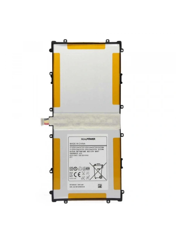 RealPower Google Nexus 10 P8110 Batarya 9000mAh Li-Polymer Uzun Ömürlü Pil
