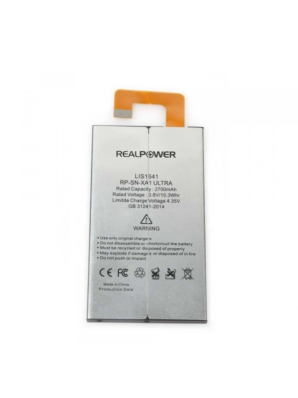 RealPower Sony Uyumlu Xperia XA1 Ultra Batarya 2700mAh Li-Polymer Uzun Ömürlü Pil