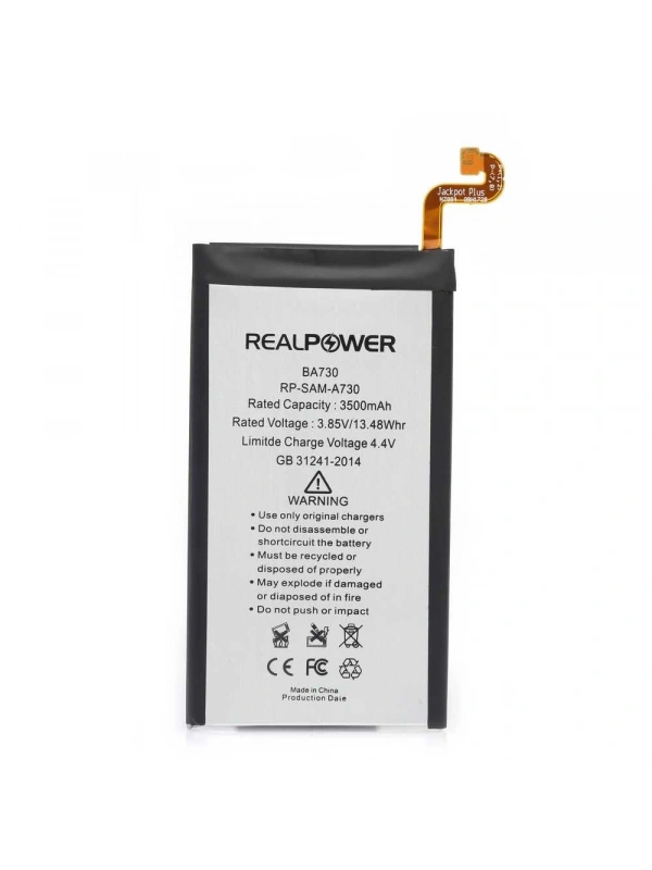 RealPower Samsung Uyumlu Galaxy A8 Plus 2018 A730 Batarya 3500mAh Li-Polymer Uzun Ömürlü Pil